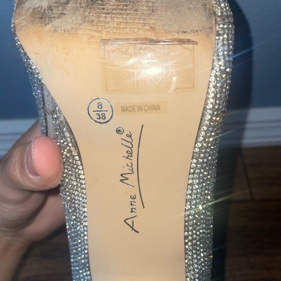 Crystal embellished heels boots diamond crystal bling embellished ankle booties - Picture 7 of 13